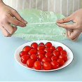 100pcs Elastic Food Storage Covers Reusable Stretch Plastic Wrap Bowl