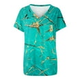 thumbnail image 4 of Birdeem Blouses d'Été Décontractées pour Femmes à Manches Courtes Col en V avec Poche, 4 of 6