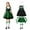 Green, variant on Bavarian Oktoberfest Dirndl Dress for Girls Elegant Traditional German Festival Party Fancy Outfit Casual Wear Green 11-12 Years