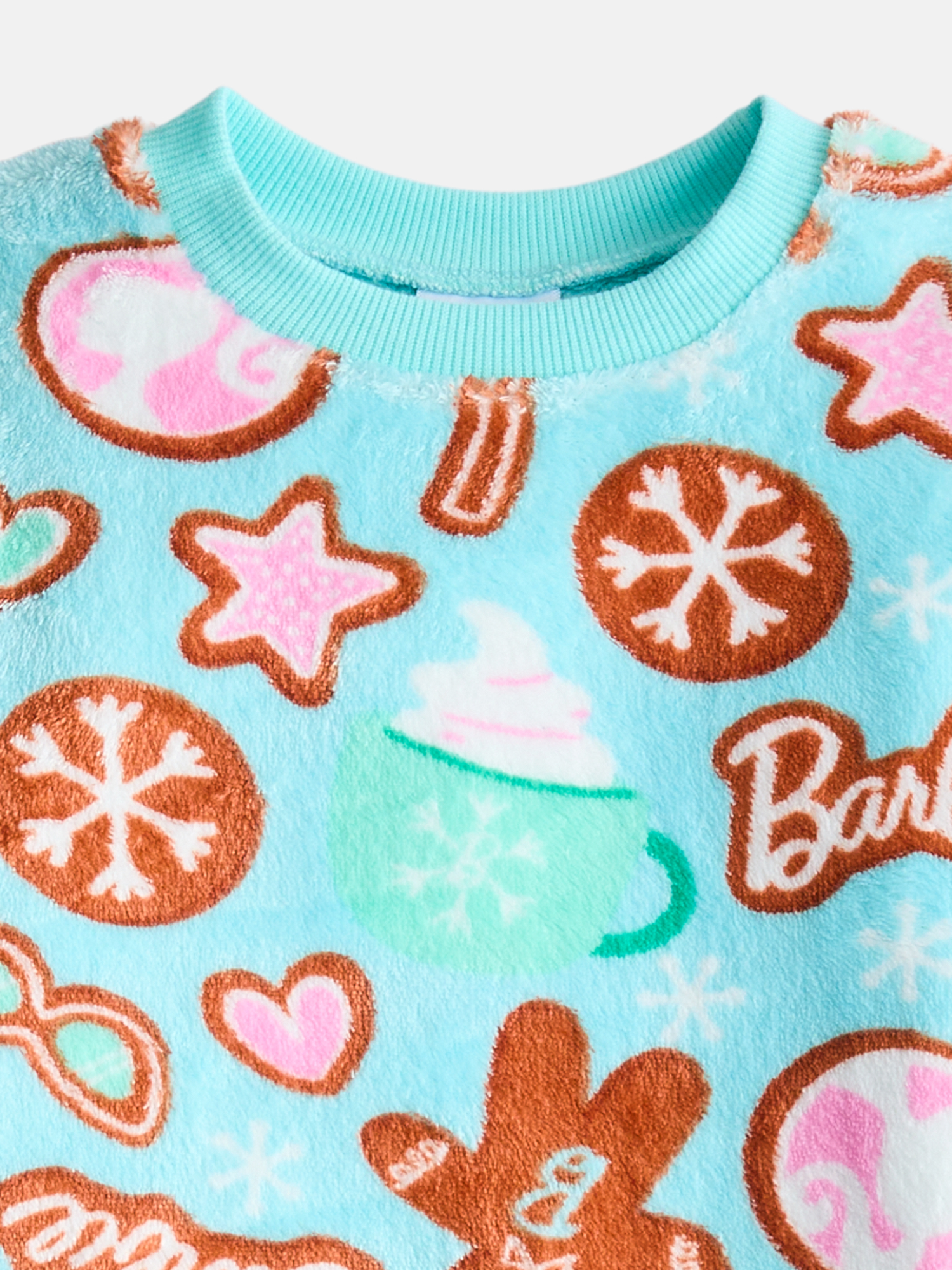 Barbie Toddler Girl Long Sleeve Cozy Crewneck & Jogger Set photo 7