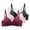 Wine, variant on Ohufall Women's Pack of 3 Push Up Bra Seamless Bralettes Everyday Bras Comfort Sleep Bra Full Coverage Bras, 38B/C-48B/C
