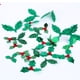 thumbnail image 3 of Simulación de hojas verdes navideñas, bolas navideñas, manualidades, regalo, tocado, corona, hojas triangulares, accesorios de tela para bricolaje, 3 of 6
