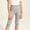 Gray, variant on QSAWXQZ Girls' Capri Leggings Elastic Waist Ribbed Stretch Cropped Casual Pants 7-8 Years