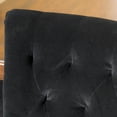 thumbnail image 3 of Noble House Bellagio Contemporary Velvet Dining Chair, Black, 3 of 6