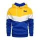 thumbnail image 3 of Sudaderas con capucha estampadas para hombre, ropa deportiva para exteriores, a la moda sudadera con bolsillo, simplicidad de calle, top a juego de tres colores, Otoño e Invierno, 3 of 5