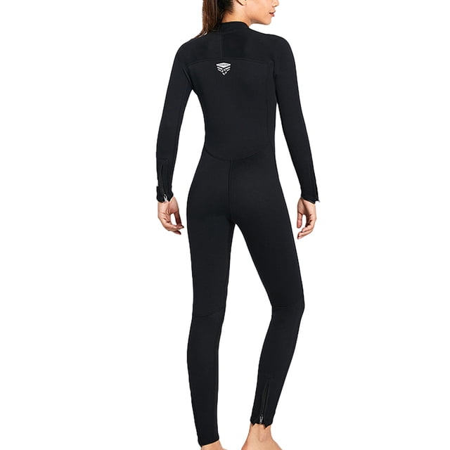 Traje de buceo Sonducket UPF 50 Flexible 3 capas manga larga térmico a prueba de sol colorido elegante neopreno Mujer Negro OD020676-12