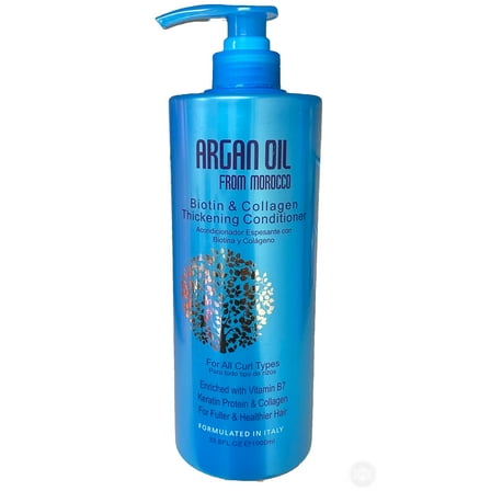 Argan Oil from Morocco Biotin & Collagen Thickening Conditioner, 33.8 fl.oz. (1000 ml)