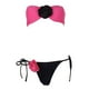 thumbnail image 3 of Traje de baño de dos piezas con estampado de leopardo para mujer, conjunto de Bikini Sexy a rayas, ropa de playa, Tanga, 3 of 5