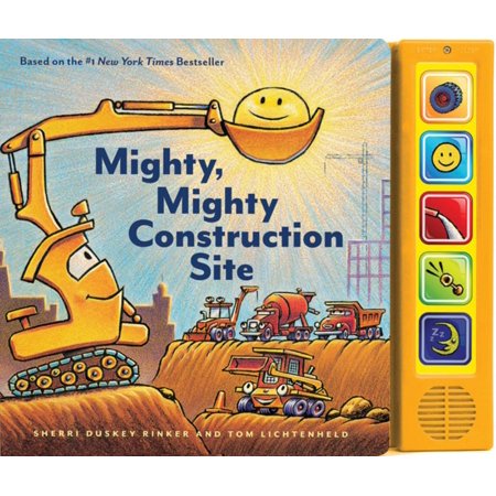 Mighty, Mighty Construction Site Sound Book (Books for 1 Year Olds, Interactive Sound Book, Construction Sound (Best Present For 1 Year Old Twins)