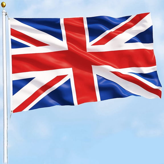 Mightlink UK Flag 3x5FT the United Kingdom British National Flags Long Lasting Vibrant Color for Patriotic Outdoor Indoor Decor