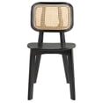 thumbnail image 5 of Modway Habitat 18" Wood & Rattan Dining Side Chair in Black & Natural, 5 of 9