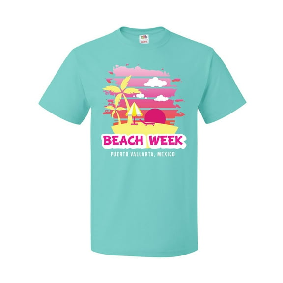 Inktastic Beach Week Puerto Vallarta Mexico with Palm Trees T-Shirt