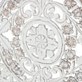 thumbnail image 6 of DecMode Traditional Wood Square White Handmade Wall Décor with Carved Mandala Design, 36"W x 36"H, 6 of 14