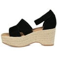 thumbnail image 3 of Brinley Co. Womens Strappy Platform Espadrille, 3 of 7
