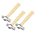thumbnail image 1 of 3X Wooden Handle Round Hammer Home Installation Hammer Walnut Hammer 0.25P Woodworking Hammer Mini Hammer Hand Tools, 1 of 6