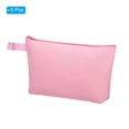 thumbnail image 3 of Uxcell 9.1 x 5.1" Bolsas de Maquillaje de Lona con Correa, 5 Paquete de Bolsa de Cosméticos con Cremallera, Neceser, Rosa, 3 of 6