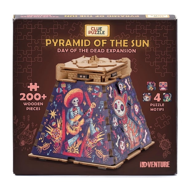 Puzzle Adventure Pirámide del Sol Día de los Muertos 20x12cm