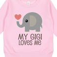 thumbnail image 3 of Inktastic My Gigi Loves Me Grandchild Toddler Sweatshirt, 3 of 4