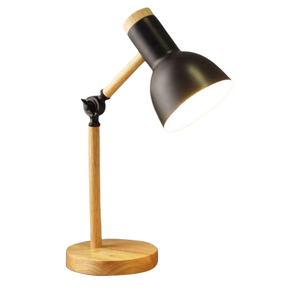 Matsuzay Luz de de lectura de libros de escritorio con pantalla, lámpara de mesita de noche regulable en 3 colores, herramienta de iluminación Iluminación y accesorios Negro Luz blanca