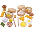 thumbnail image 1 of HLONK Jouets de Cuisine pour Déjeuner Mini Maison de Poupée pour Enfants Accessoires Chinois de Jeu de Rôle Simulation Faux Aliments, 1 of 8