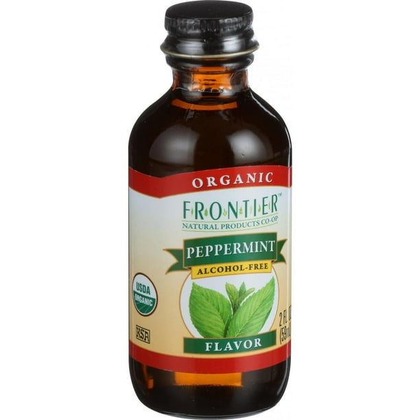 Frontier Organic Peppermint Flavor 2 fl. Oz