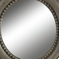 thumbnail image 3 of Round Wooden Framed Mirror with Parrot Sculpture Top, Multicolor, 3 of 5