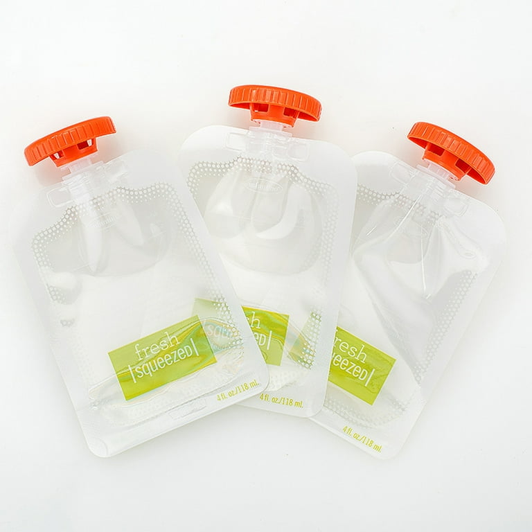 Reusable Squeeze Infantino Fresh Squeezed Pouches Refillable