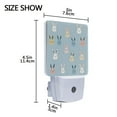 thumbnail image 4 of Yayeee LED Night Light for The Home Plug in With Light Sensors 2 Pack, Blue Rabbits, 4 of 6