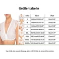 thumbnail image 2 of Blusa de encaje genérica para mujer, de media manga, en blanco y negro, sexy, con escote en V, blusa tradicional, tallas grandes, elegante, parcialmente transparente, disfraz de fiesta para, 2 of 5