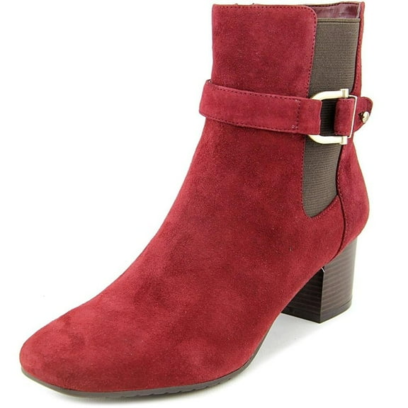 Bandolino Women's Lorillard Leather Boot, Wine, 5.5 M US