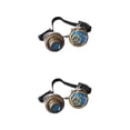 thumbnail image 2 of yingyy Lunettes Style Steampunk Uniques avec Vintage Distinctif pour Halloween Rivet Rétro Type 2 2Ensemble, 2 of 6