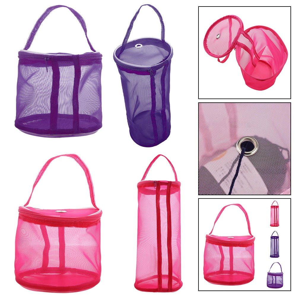 linyes Knitting Needles Yarn Tote Organizer Knitting Yarn Round Crochet Bag DIY Craft Woolen Storage Basket Sewing Tool Accessories