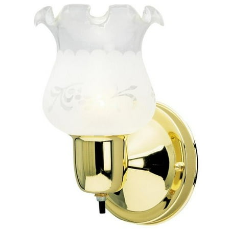 - Westinghouse 6660100 1 Light Frosted Grape Wall Bracket Light Fixture