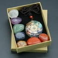 thumbnail image 5 of HeroNeo Natural 7 Chakra Gemstones Pendant Necklaces Healing Stones Kit Jewelry for Yoga, 5 of 12