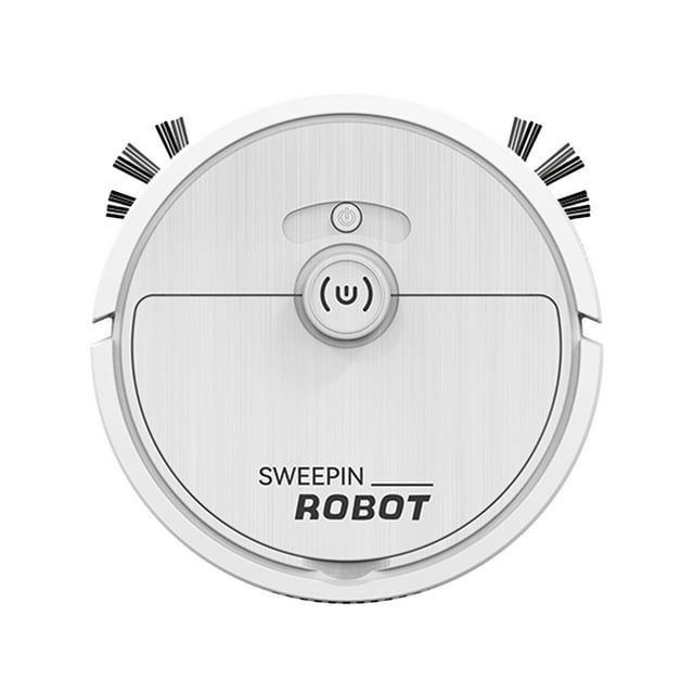 White Robot Vacuum Cleaner 3-In-1 Sweeping Mopping And Usb Charging For Home 70-90㎡ Coverage Automatic Cleaning Machine With Intelligent Sensing
