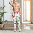 thumbnail image 6 of Lsque Stamp Set Collection Print Men's Pajama Pants, Lounge Pant - Comfortable Home Wear,Elastic Waistband, Stylish Design-Large, 6 of 9