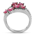 thumbnail image 4 of Unique 2 Carat Red Ruby and Diamond Ring for Women, 4 of 4