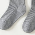 thumbnail image 3 of Jalioing Toddler Girls Knee High Socks Cute Ribbed Knit Bowknot Long Stockings Dress Socks for Girls 2-8 Years, 3 of 5
