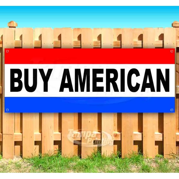 Buy American 13 oz Vinyl Banner With Metal Grommets