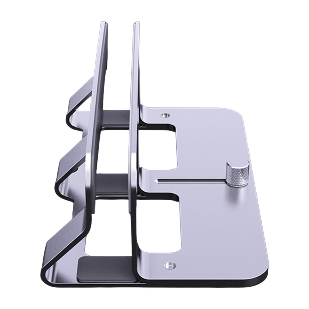 Adjustable Vertical Laptop Stand 14mm 50mm Width Space Saving Aluminum Alloy Desktop Holder for Home Office Use