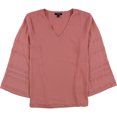 thumbnail image 1 of Blusa con mangas a capas para mujer Alfani rosa extragrande, 1 of 1