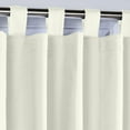 thumbnail image 2 of Kotton Culture 100% Blackout Curtain Tab Top Thermal Insulated Room Darkening Spill Proof Machine Washable Window Treatment Panels (1 Panel, 42x84, Ivory), 2 of 8
