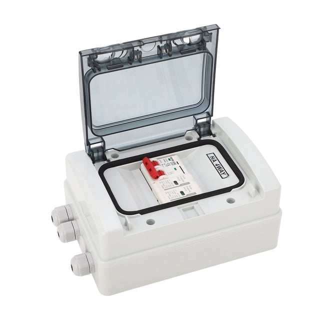 IP65 Waterproof Distribution Box Circuit Breaker with DC 500V MCB Isolation Switch and Circuit Protector for Outdoor