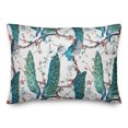 thumbnail image 2 of Creative Products Peacock In Floral Branches 3 14 x 20 Spun Poly Pillow, 2 of 3