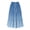 Light Blue, variant on Dianli Skirt Skorts Women's Printed A Line Long Skirt Elastic Waist Drawstring Gradient Pocketed Design Large Swing Breathable Cotton Linen Pull On Vacation Beach Skirt