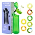 thumbnail image 1 of La mejor opción de regalo! Botella de agua deportiva de aire última intervensión Tristan juego de iniciación de 650 ml con 7 cápsulas de sabor perfumadas para saborizar 0 azúcar, 0 calorías Green, 1 of 7