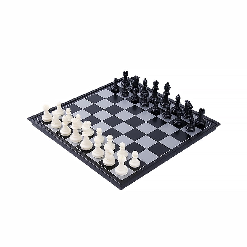 Details about   Chess Board Folded Magnetic Plastic Game Exquisite Puzzle Entertainment Checkers 