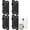 Bolt hinge E-coated-180°-4Pack, variant on 6.7'' Heavy Duty Gate Hinges 1100LB Capacity, 6mm Steel Hinges with Bearings & Rust-Proof E-Coating, Bolt On Low-Profile Hinges for Fences, Driveway Gates, Locking Screws Anti-Sag Design (2Pcs)