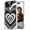 Black Grey Hearts, variant on Compatible with iPhone 14 Plus Case for Women Girls Clear Design Cute, Protector Girly Transparent Spider Web Design