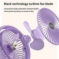 thumbnail image 4 of Ruimatai Portable 9-inch Turbo Fans for Bedroom, Silent Desk Fan, Hight Velocity, Adjustable Tilt, Quiet Room Air Circulator Fan, Portable Fan with Carry Handle, Durable For Office,Living Room, 4 of 9